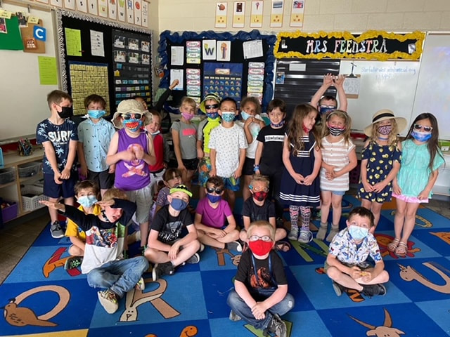students in a classroom